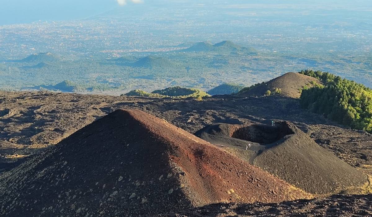 Vista del monte in Sicilia